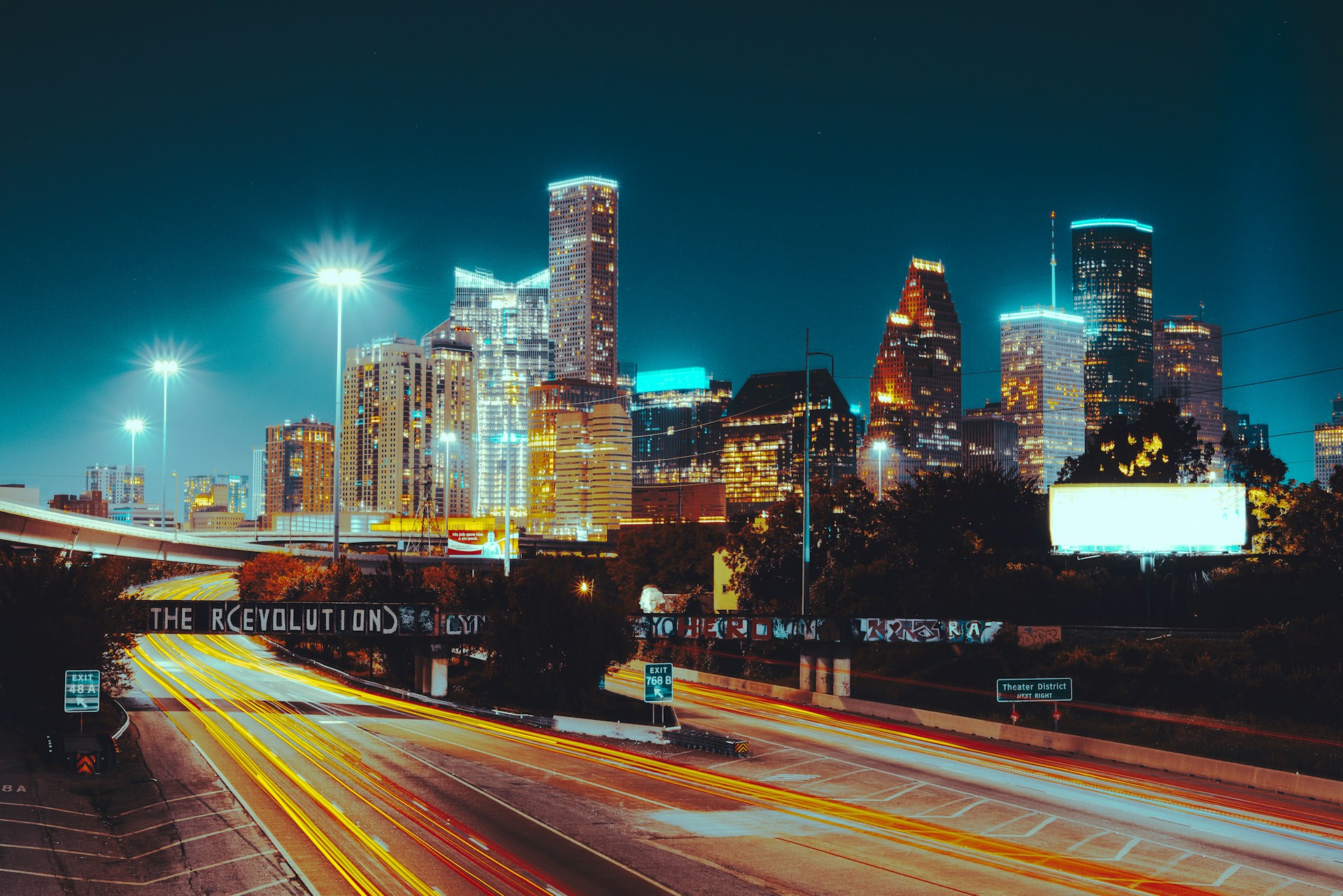 Houston downtown skyline
